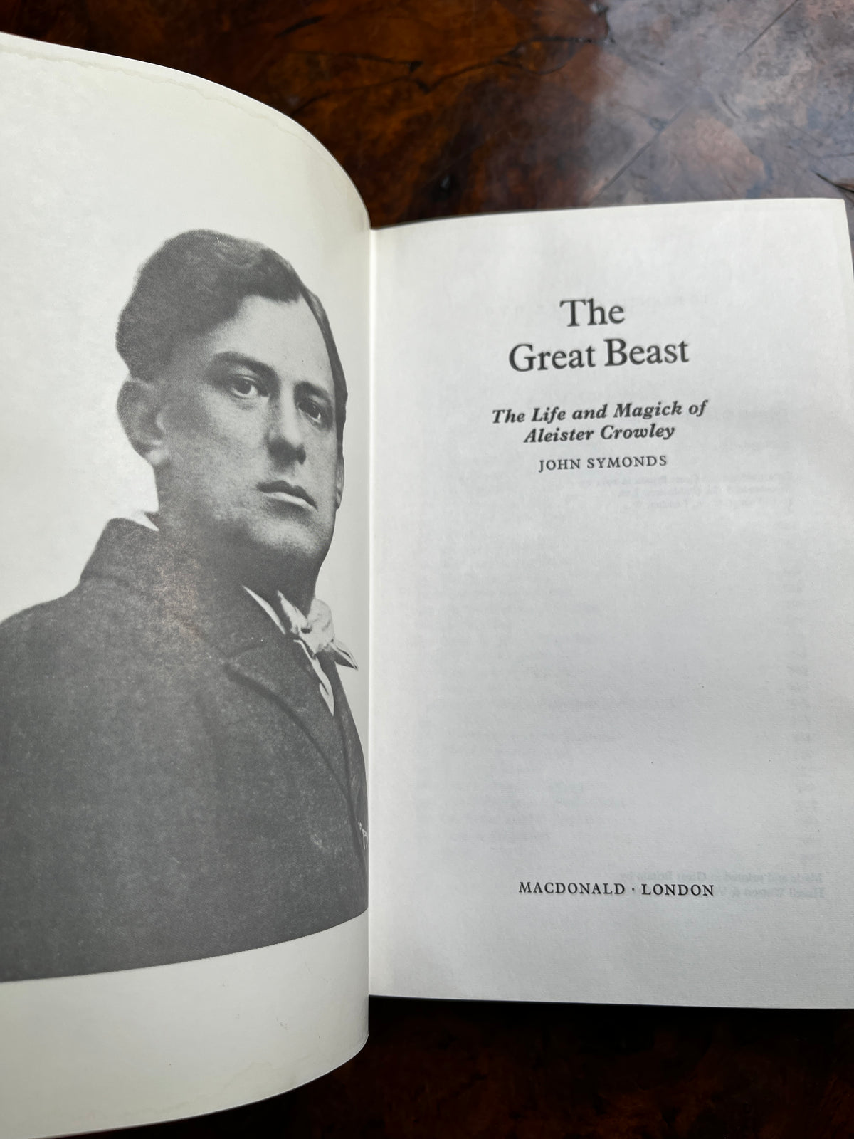 The Great Beast: The Life & Magick of Aleister Crowley - John Symonds (First Edition)