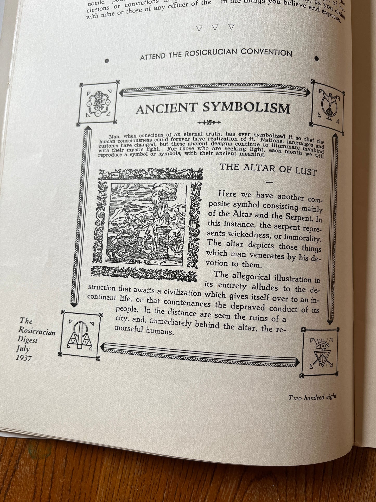 The Rosicrucian Digest - March, May & July 1937 Secret Society Magazines