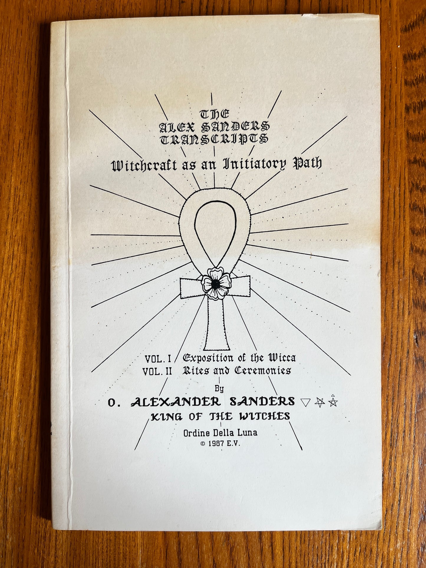 Witchcraft as an Initiatory Path: Vol 1 & 2 - Alexander Sanders (RARE FIRST EDITION ZINE)