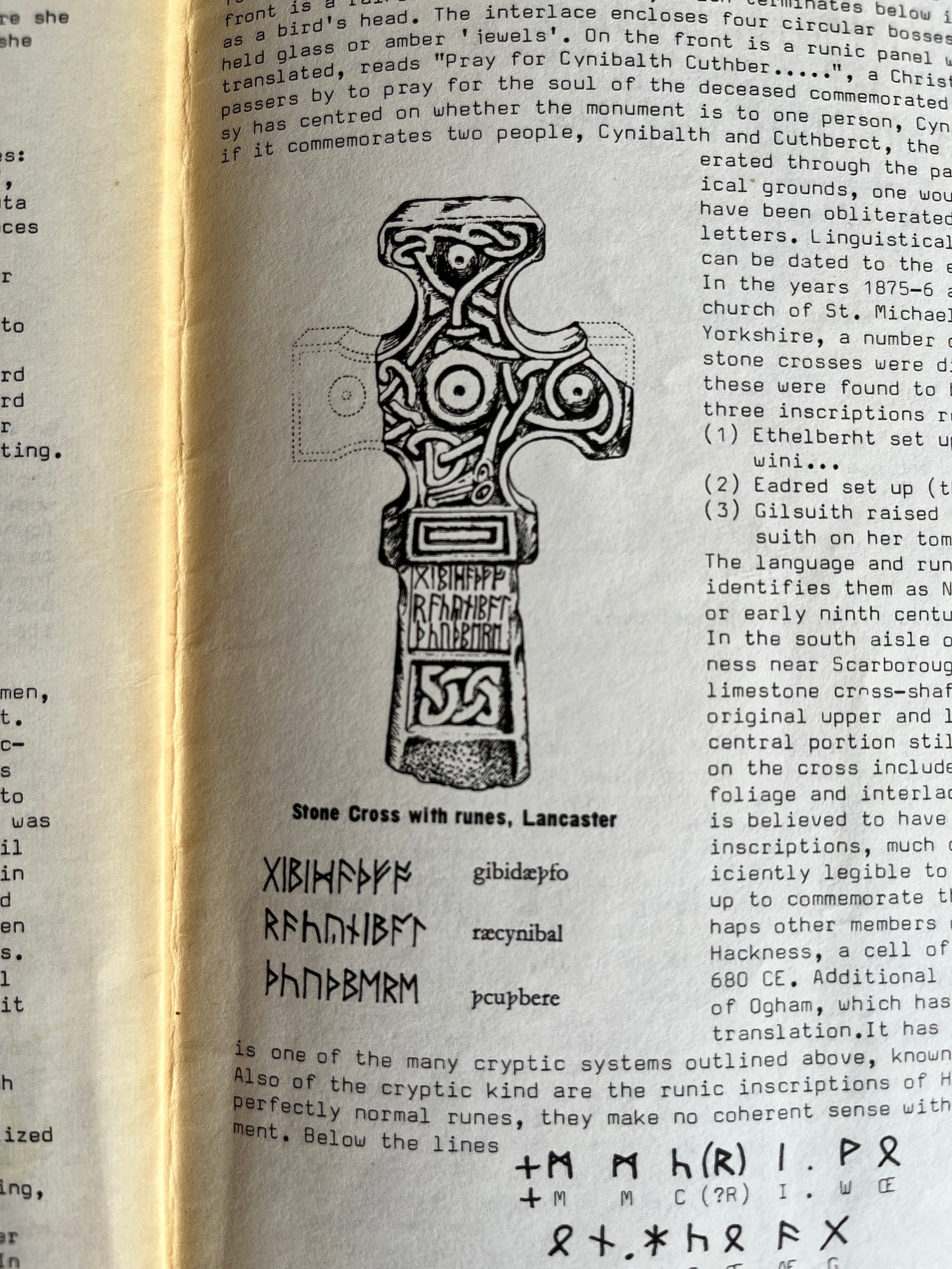 Ogham and Runic: Magical Writing - Nigel Pennick, Fenris-Wolf (RARE ZINE)