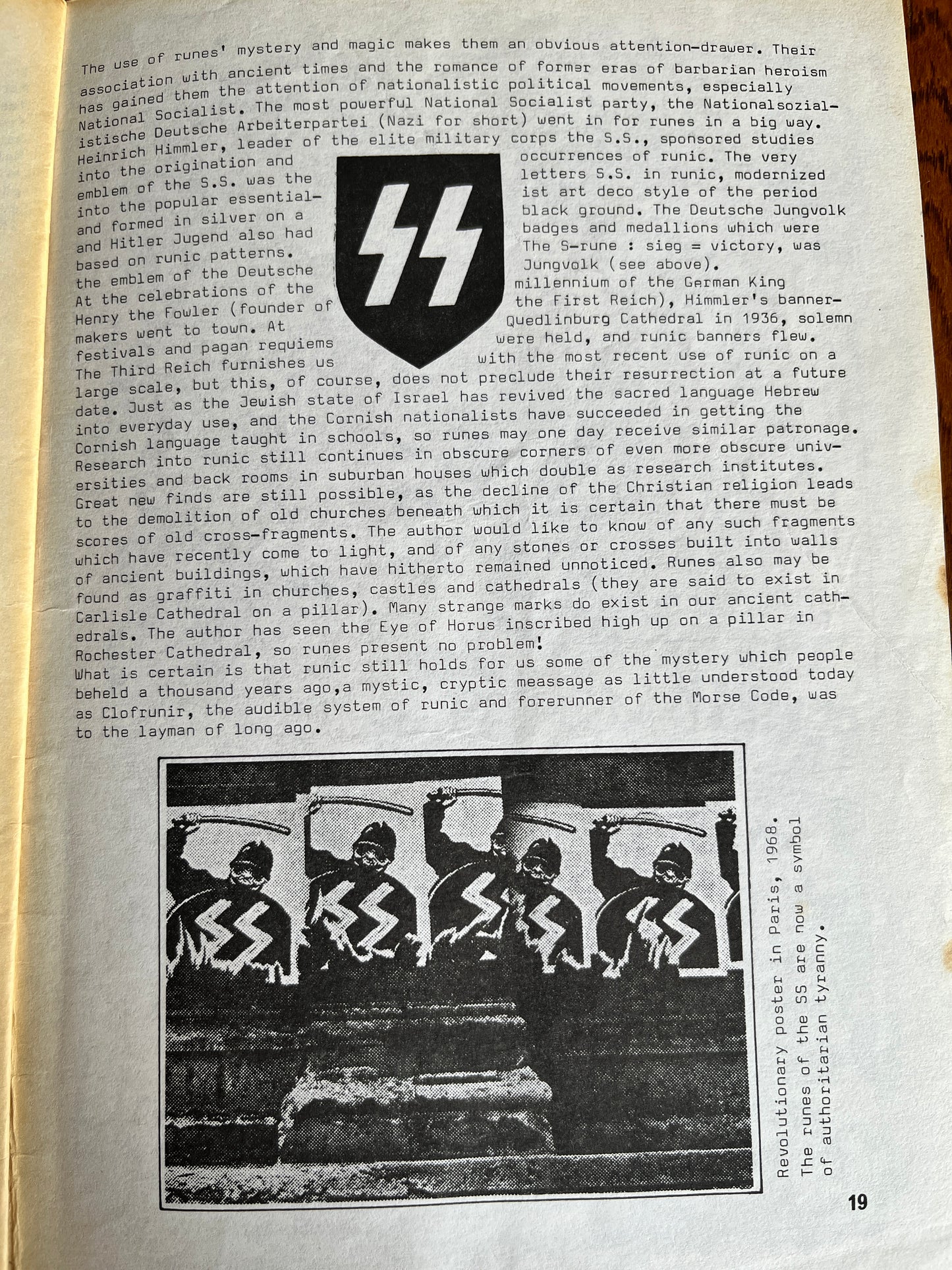 Ogham and Runic: Magical Writing - Nigel Pennick, Fenris-Wolf (RARE ZINE)