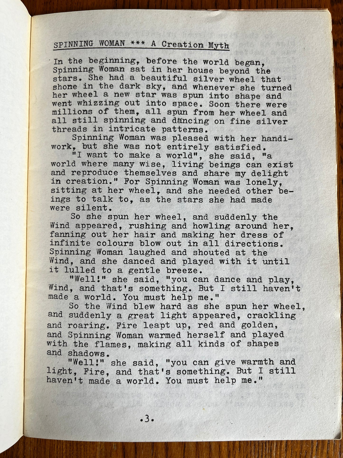 Remembering: Myths of Creation - Pipes of P.A.N. (RARE ZINE)