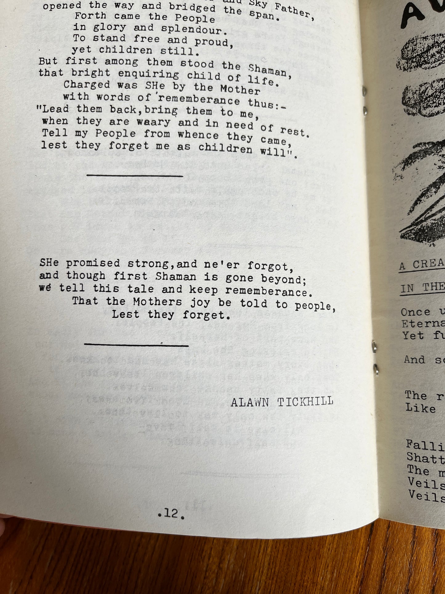 Remembering: Myths of Creation - Pipes of P.A.N. (RARE ZINE)