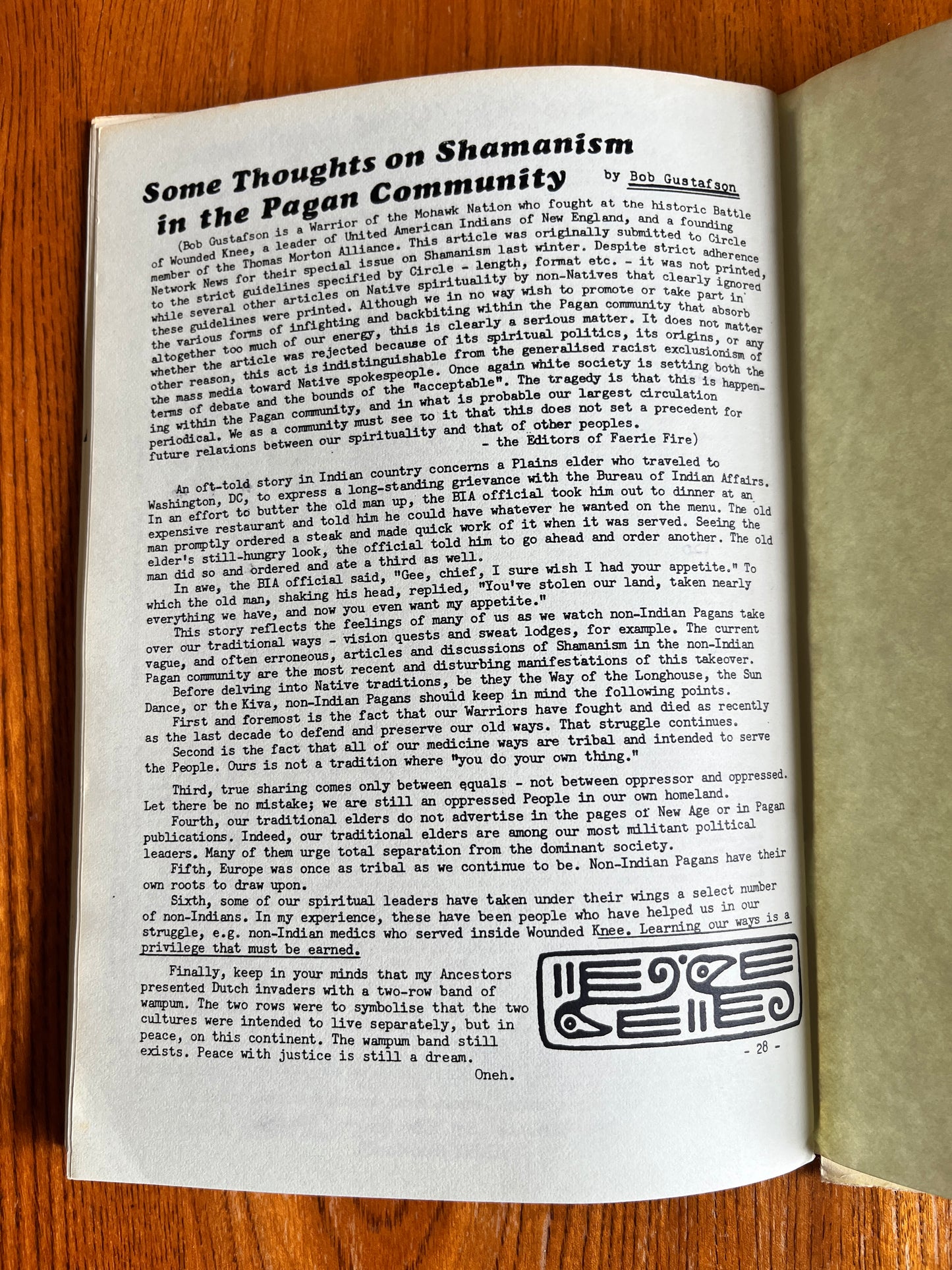 Druidism: An Assessment - Kaledon Naddair (RARE ZINE)