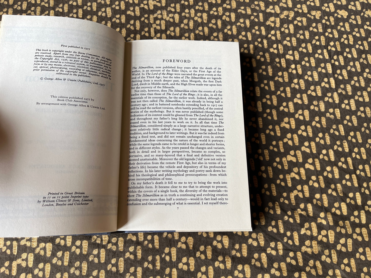 The Silmarillion - J. R. R. Tolkien [1977 BCA First Ed, fine condition]