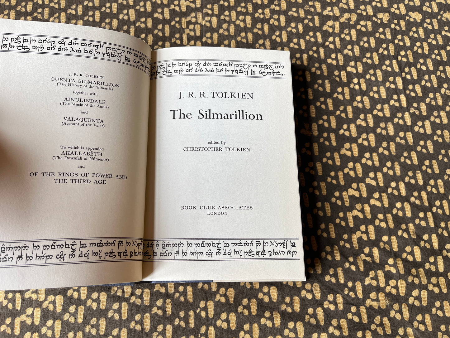 The Silmarillion - J. R. R. Tolkien [1977 BCA First Ed, fine condition]