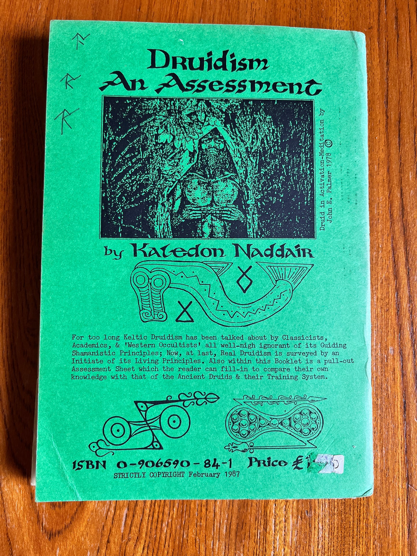 Druidism: An Assessment - Kaledon Naddair (RARE ZINE)