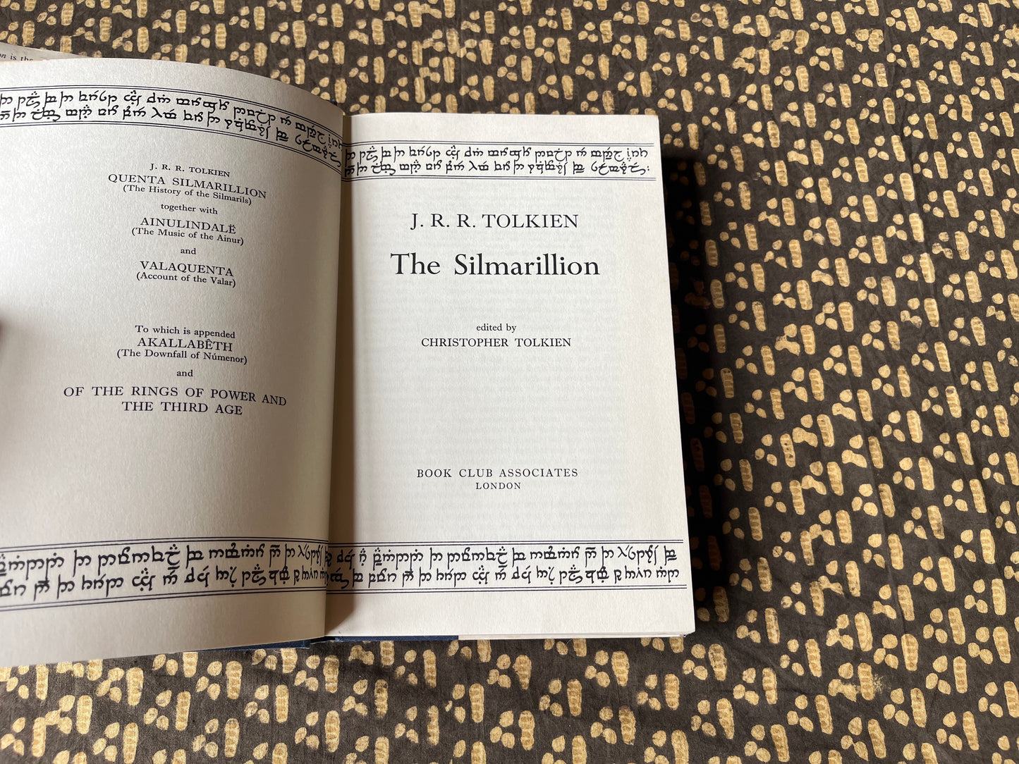 The Silmarillion - J. R. R. Tolkien [1977 BCA First Ed]