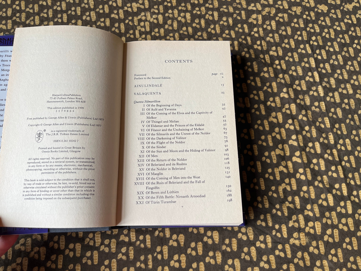 The Silmarillion - J. R. R. Tolkien [1999 Hardback]