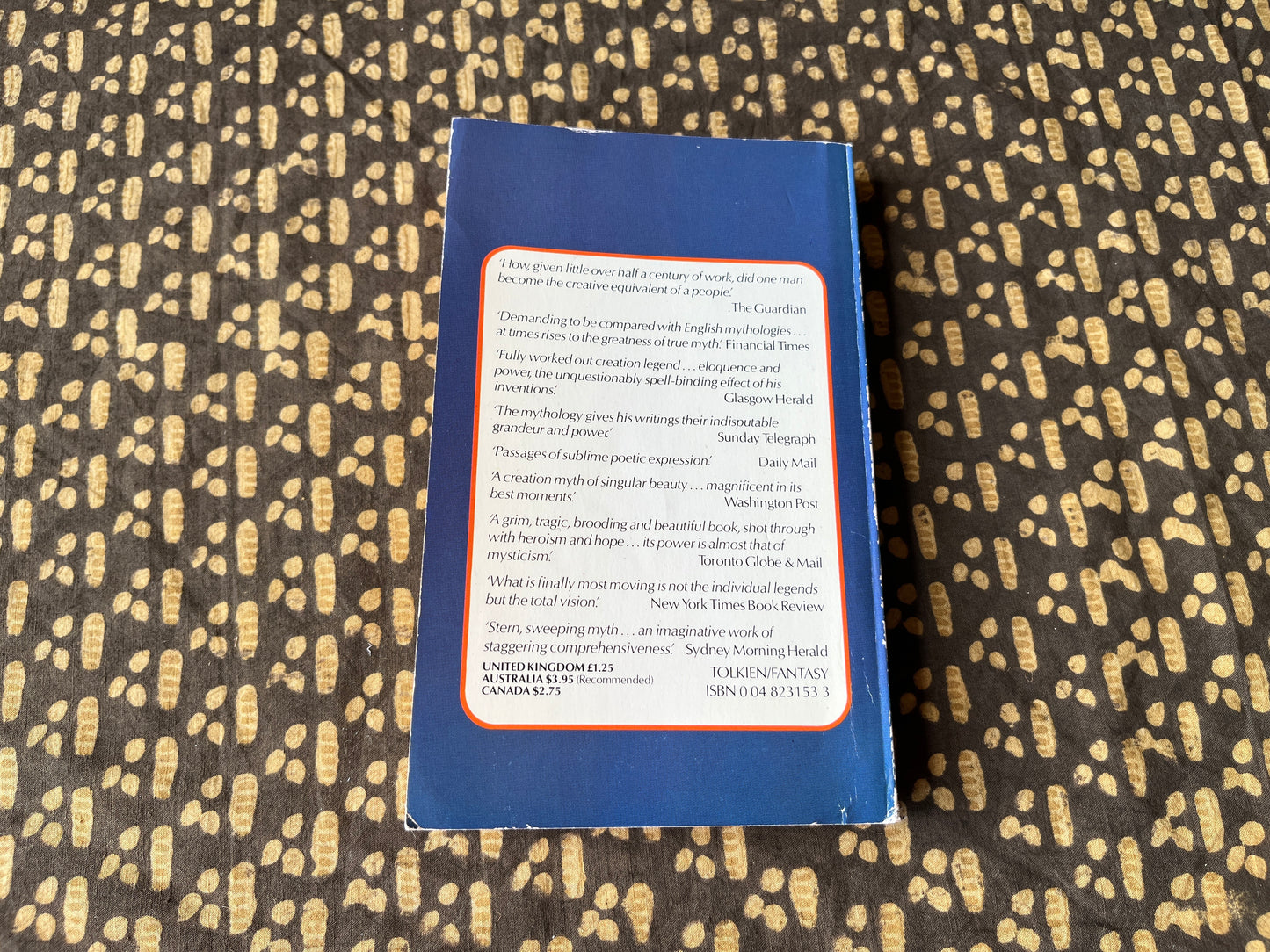 The Silmarillion - J. R. R. Tolkien [First Unwin Paperback 1979]