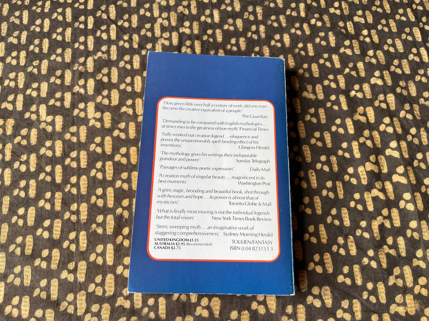 The Silmarillion - J. R. R. Tolkien [First Unwin Paperback 1979]