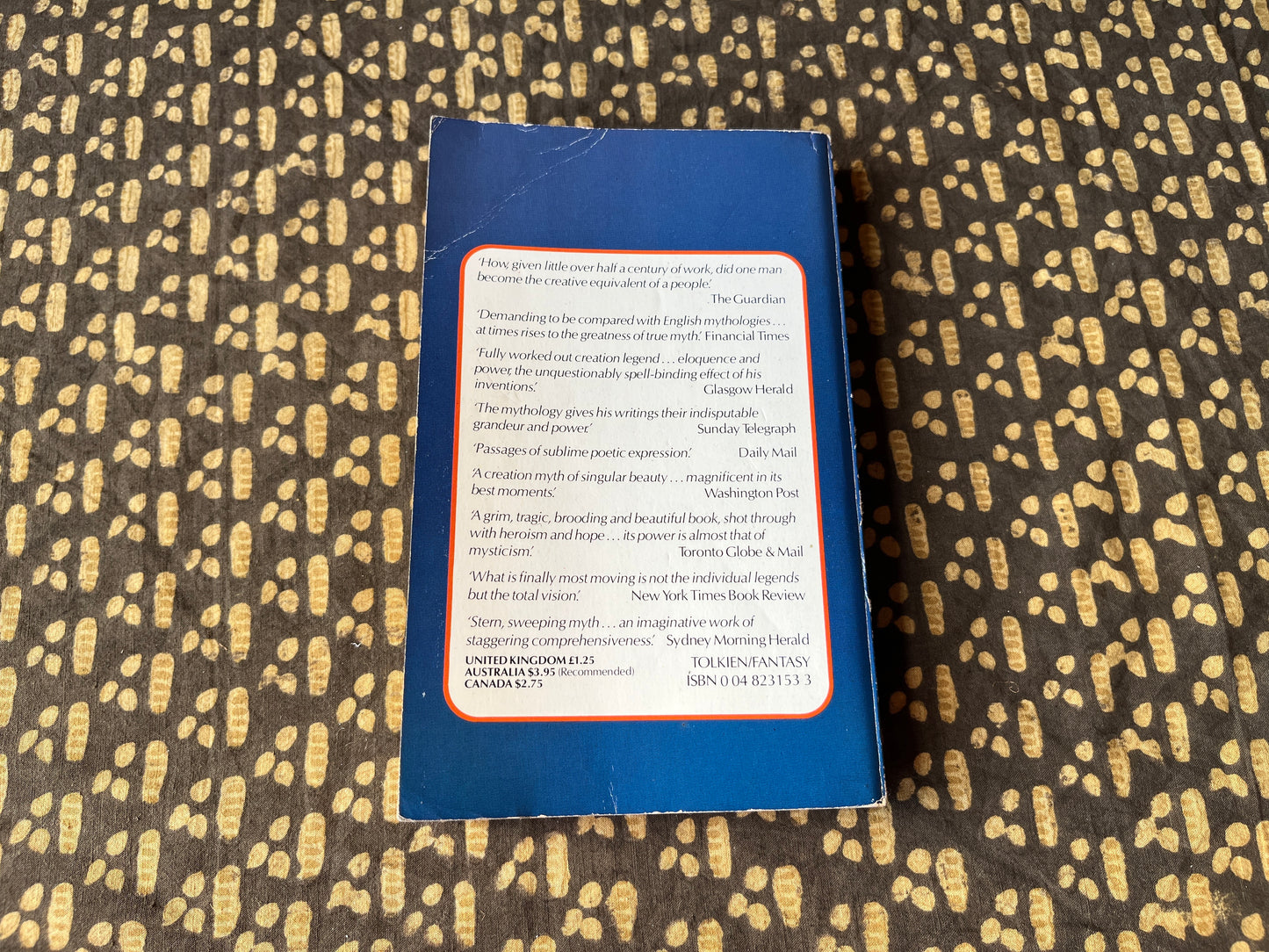 The Silmarillion - J. R. R. Tolkien [First Unwin Paperback 1979]