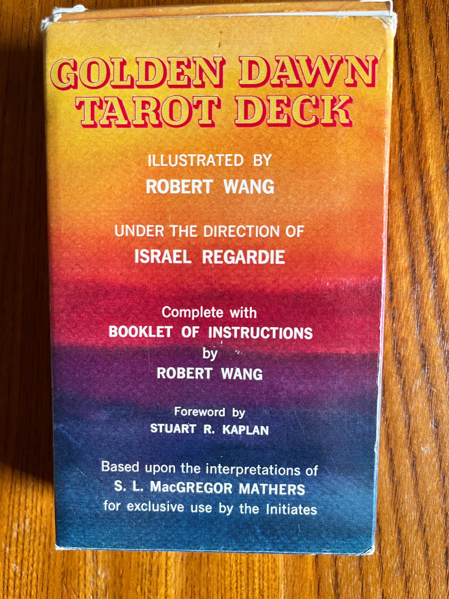 The Golden Dawn Tarot - Regardie & Wang (1978)