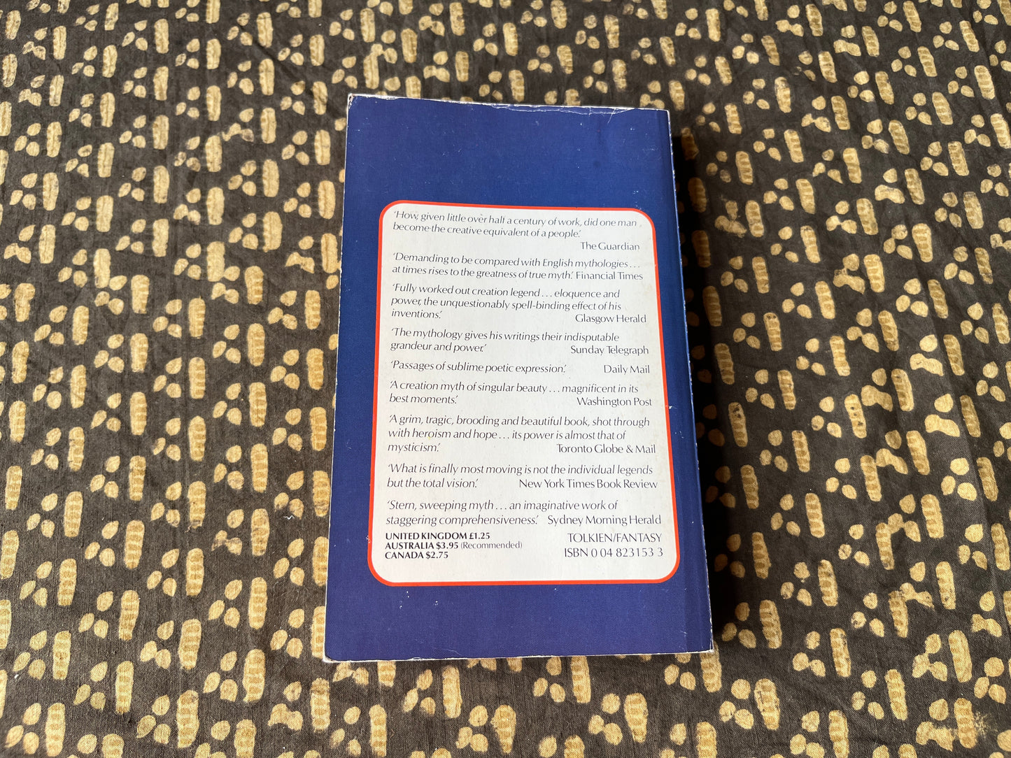 The Silmarillion - J. R. R. Tolkien [First Unwin Paperback 1979]