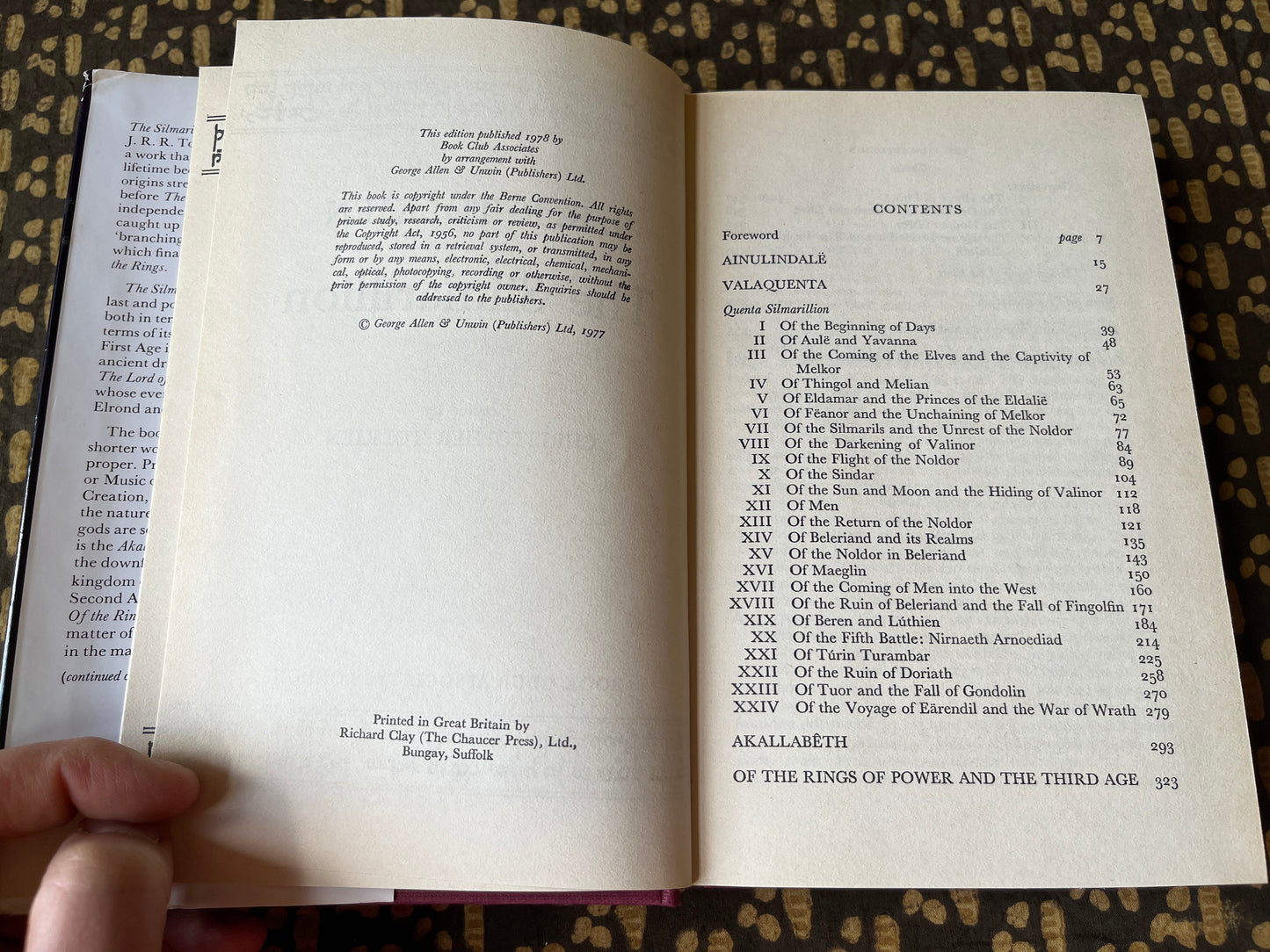The Silmarillion - J. R. R. Tolkien [1978 BCA smaller edition]