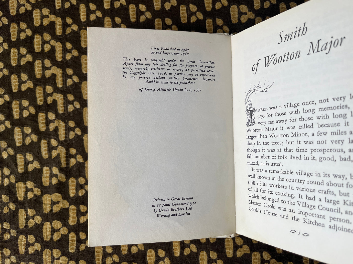 Smith of Wootton Major – J. R. R. Tolkien [First Edition, 2nd impression 1967]