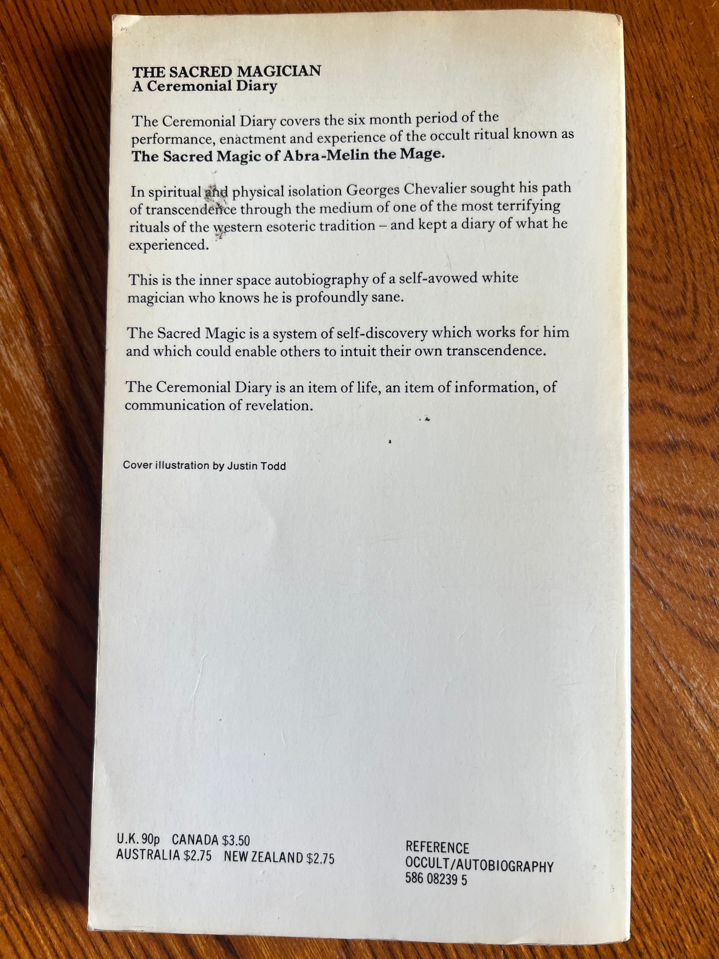The Sacred Magician: A Ceremonial Diary - Georges Chevalier (First Edition)