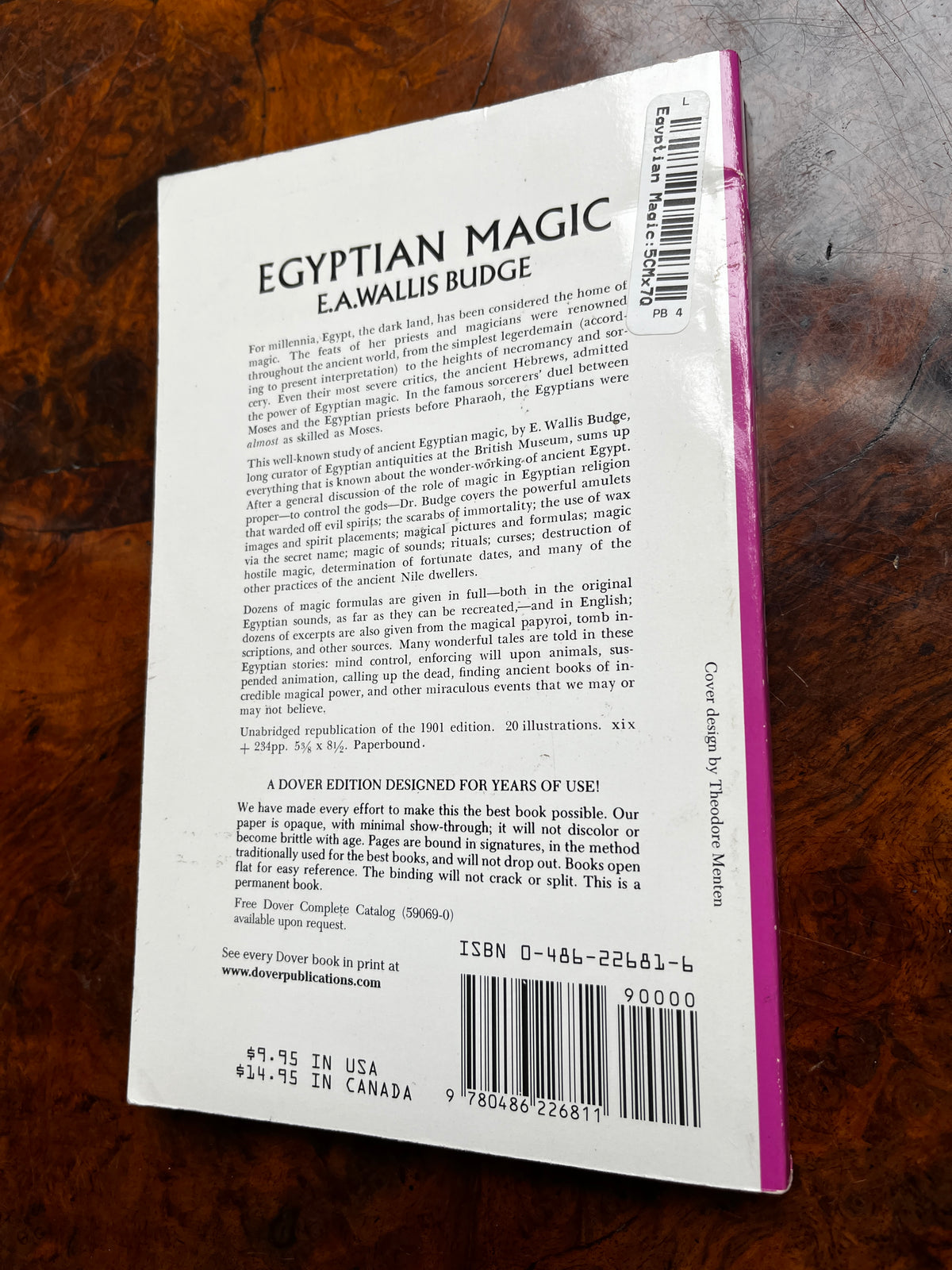 Egyptian Magic - E A Wallis Budge