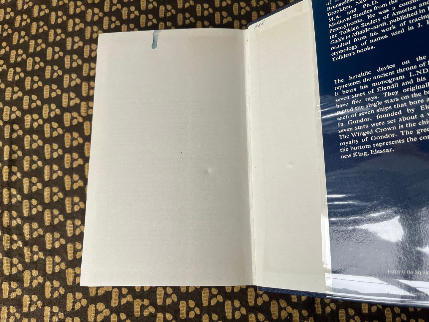The Complete Guide to Middle Earth – Robert Foster on the work of Tolkien [First Edition 1978]
