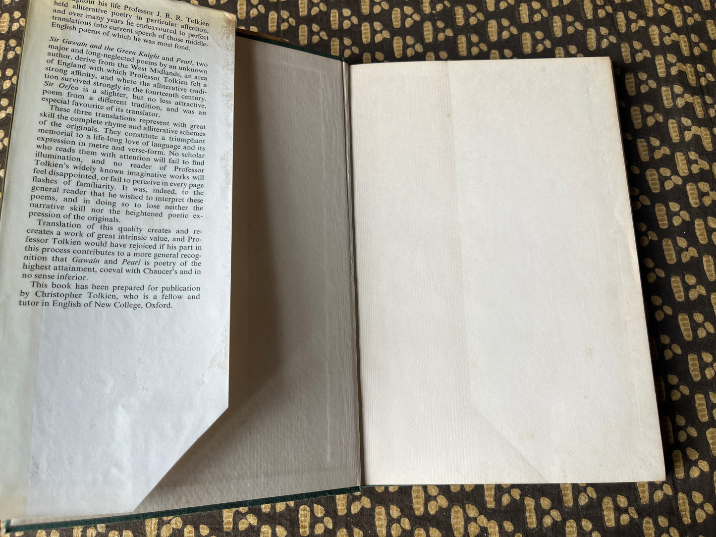 Sir Gawain and the Green Knight, Pearl & Sir Orfeo – J. R. R. Tolkien [First Edition 1975]
