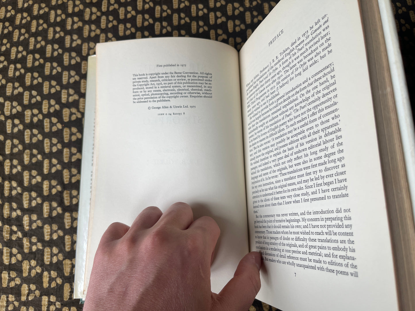 Sir Gawain and the Green Knight, Pearl & Sir Orfeo – J. R. R. Tolkien [First Edition 1975]