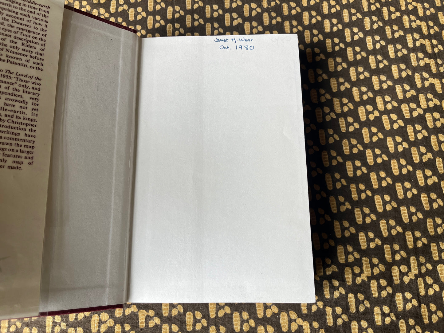 Unfinished Tales – J. R. R. Tolkien [First Edition 1980]
