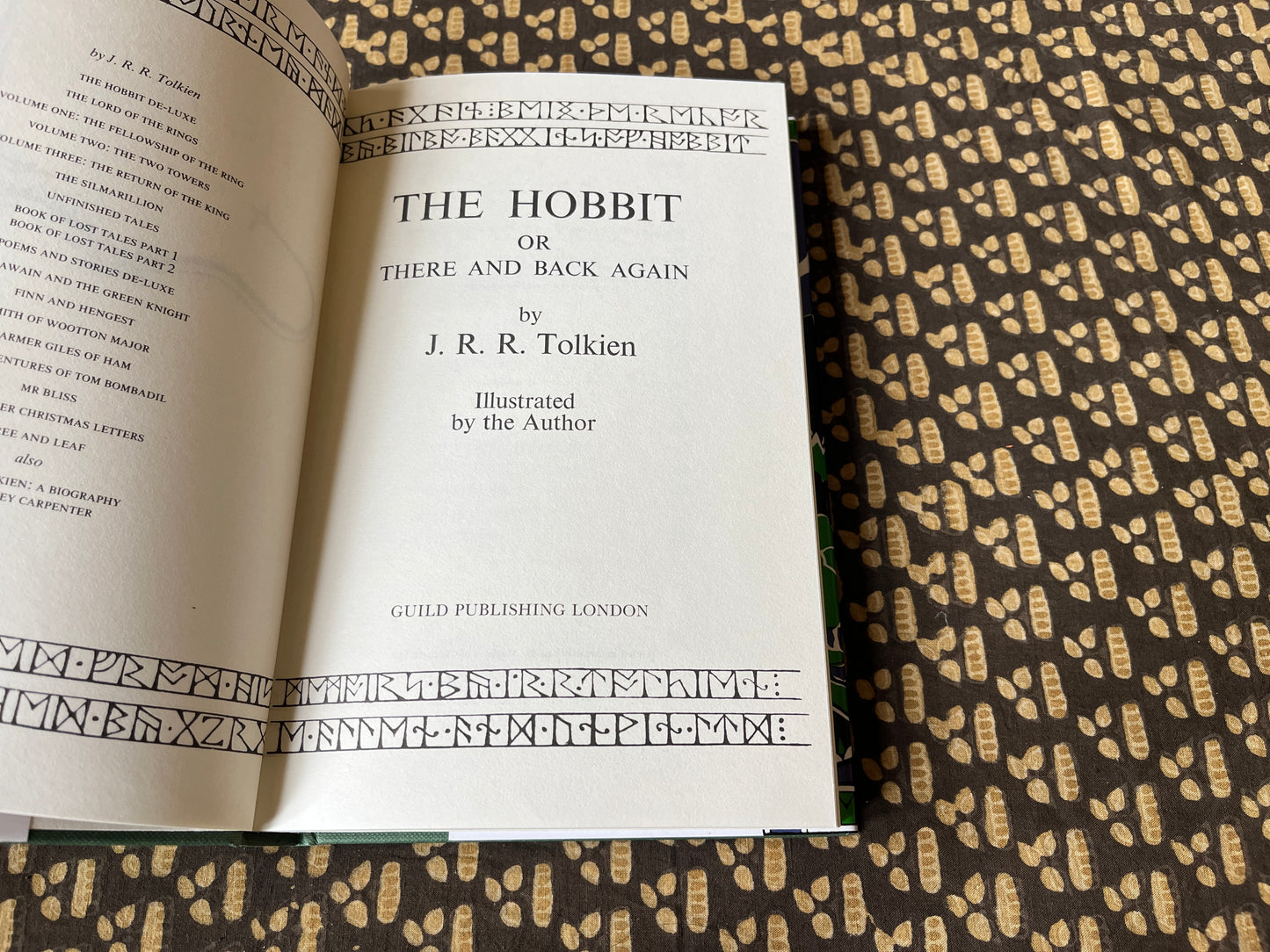 The Hobbit - J. R. R. Tolkien [BCA 50th Illustrated Anniversary Hardback Edition - 1983]