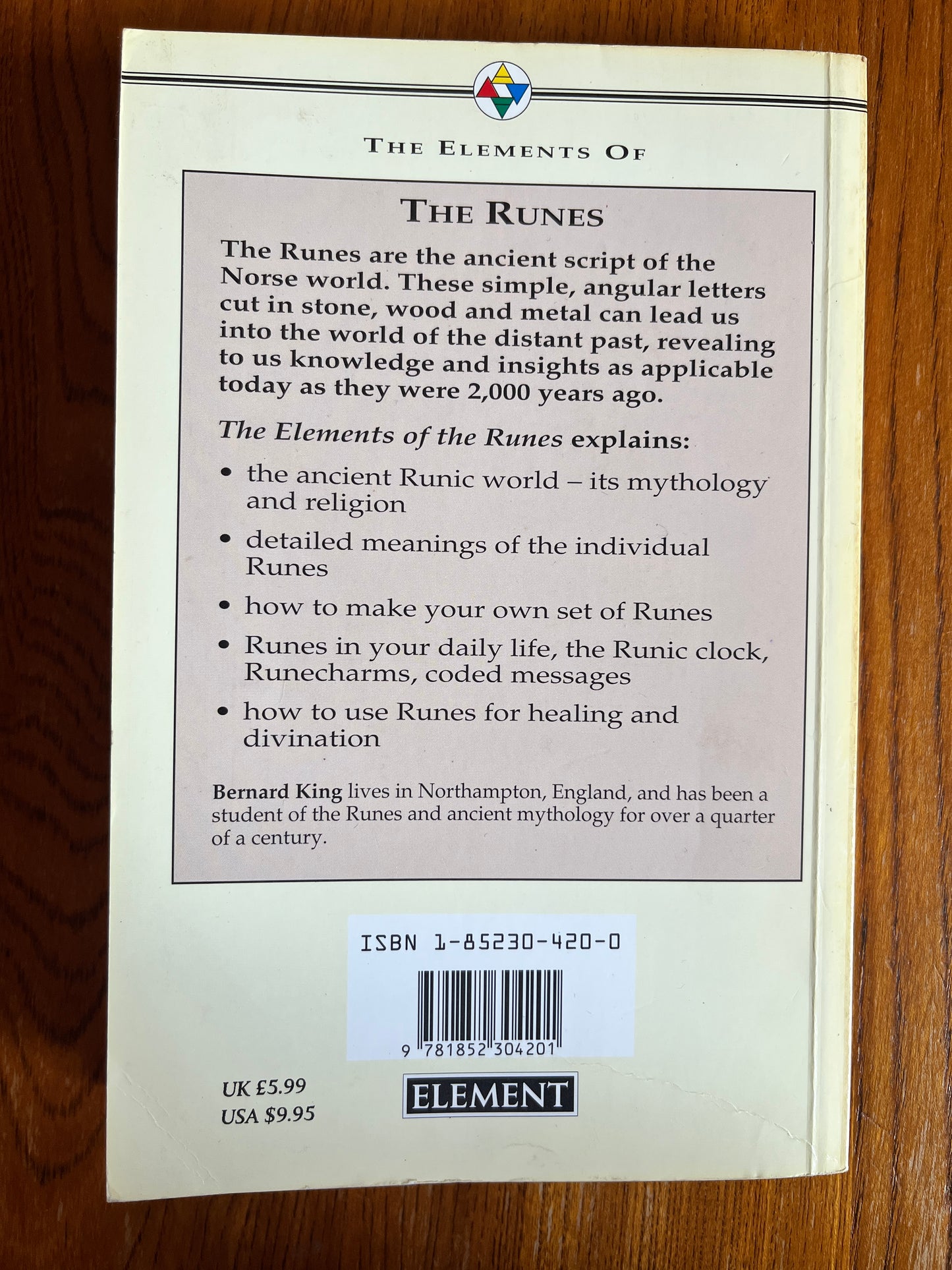 The Elements of The Runes - Bernard King