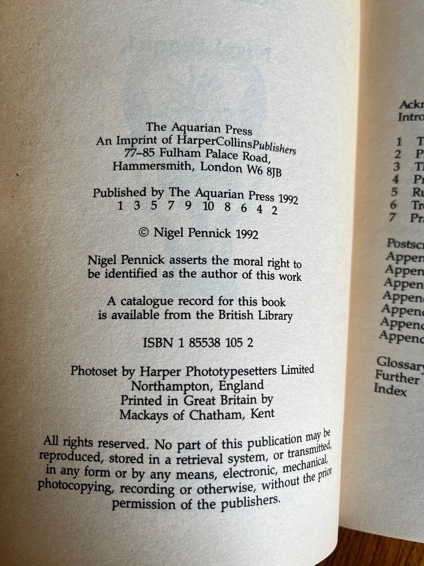 Rune Magic - Nigel Pennick (First Edition Paperback)