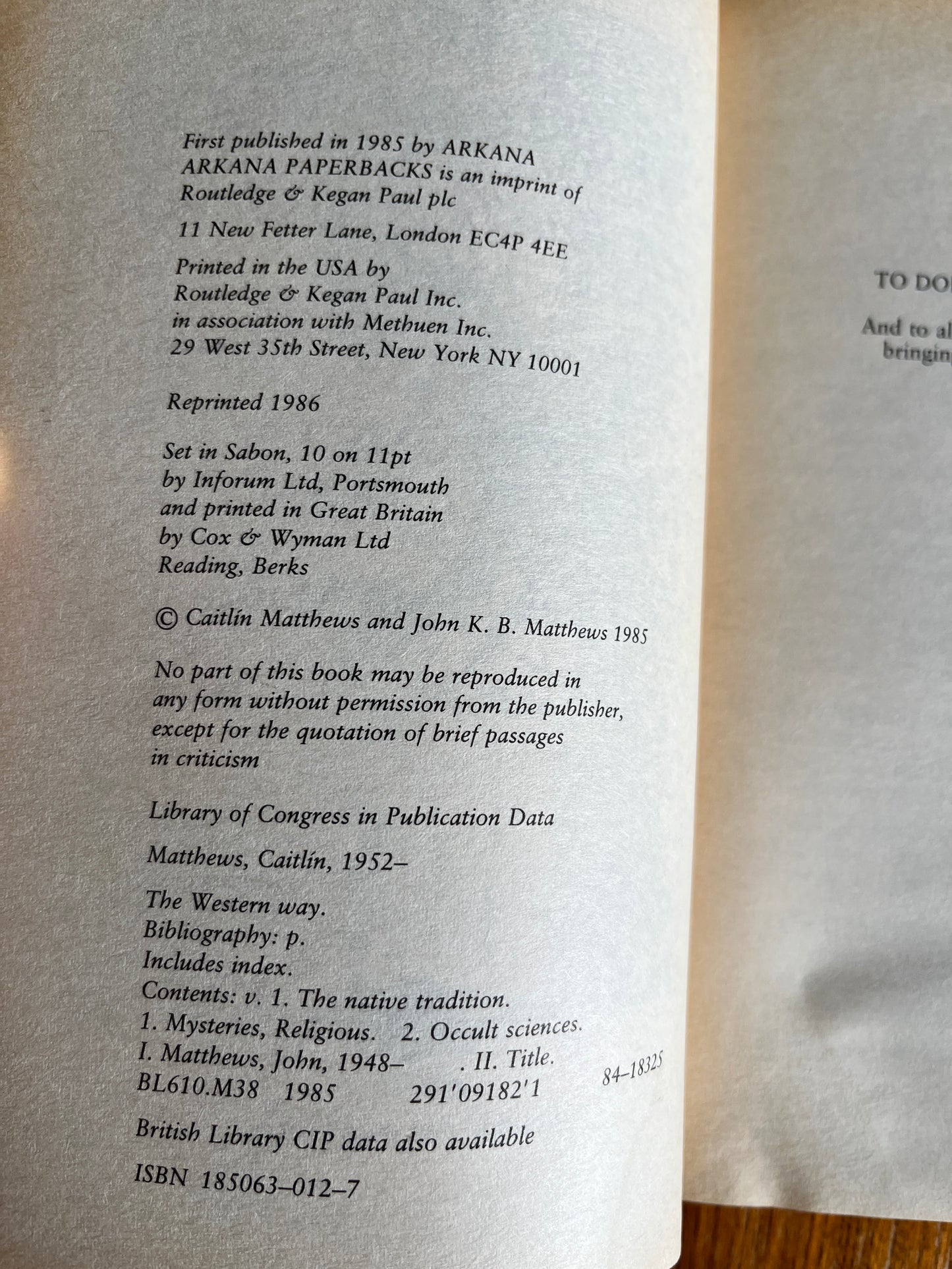 The Western Way: A Practical Guide to the Western Mystery Tradition - Caitlín & John Matthews