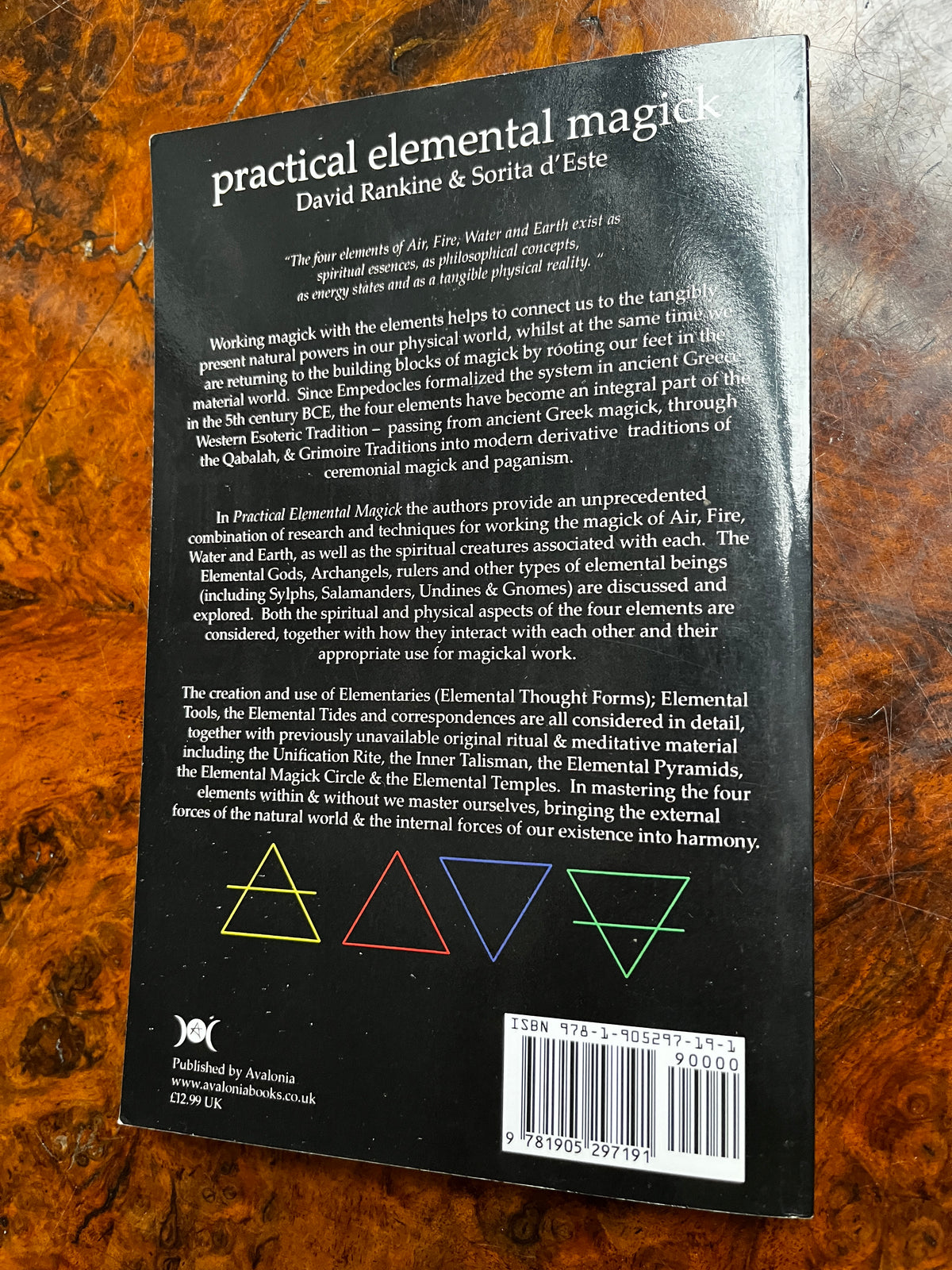 Practical Elementary Magick - David Rankine & Sorita d'Este (SIGNED First Edition)