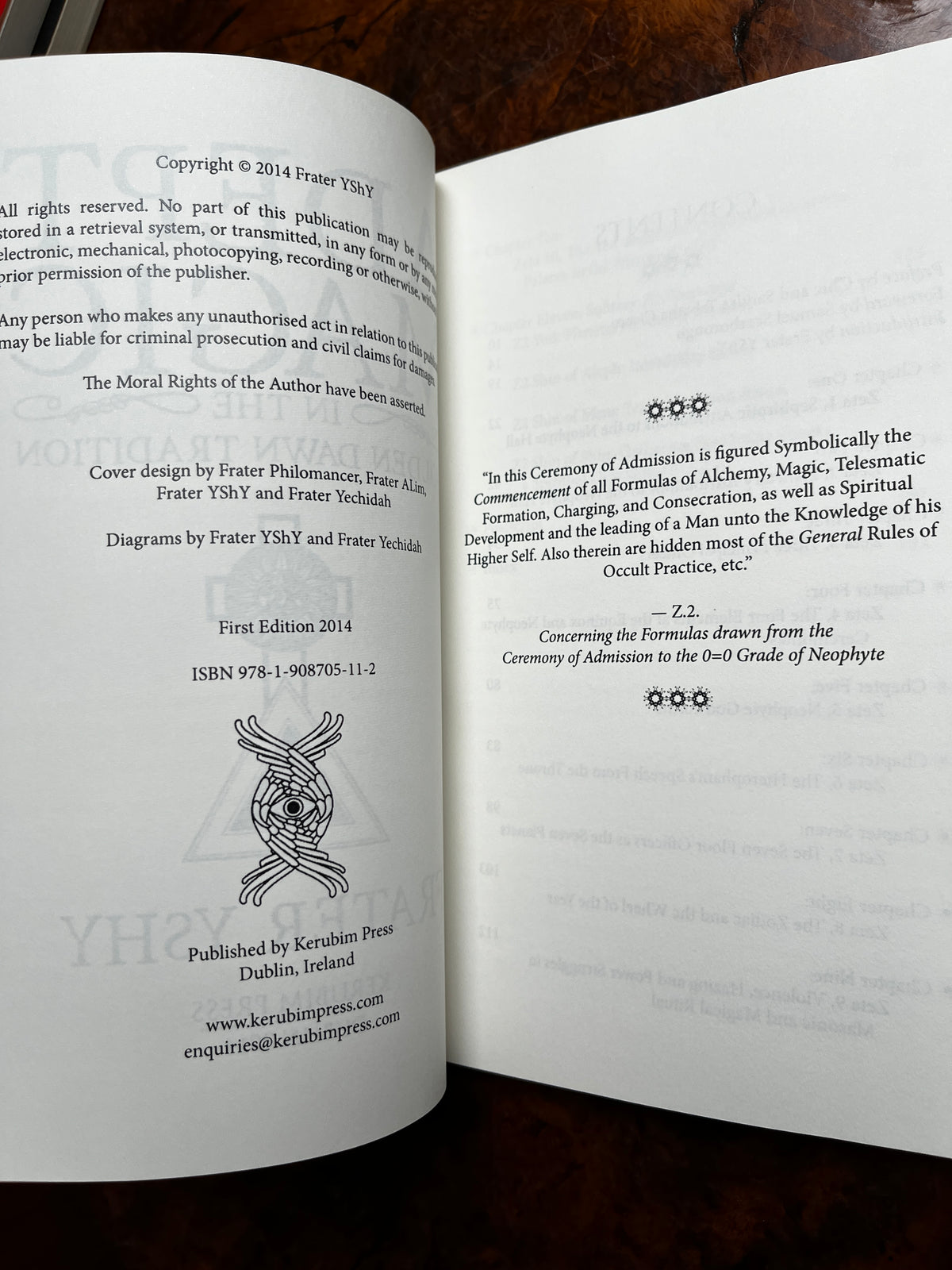 Adept Magic in the golden Dawn Tradition - Frater YSHY (First Edition)
