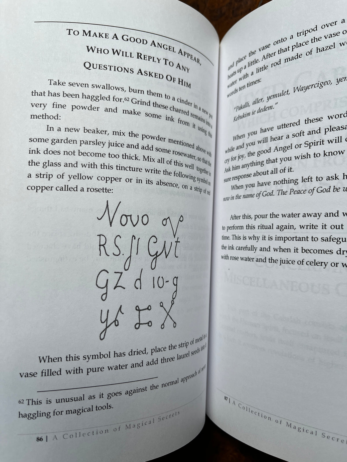 A Collection of Magical Secrets: A Treatise of Mixed Cabalah - Stephen Skinner & David Rankine (First Edition)
