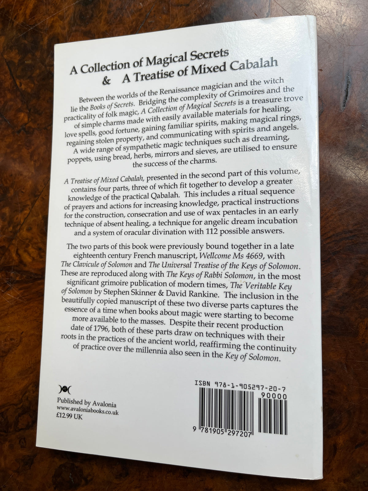 A Collection of Magical Secrets: A Treatise of Mixed Cabalah - Stephen Skinner & David Rankine (First Edition)