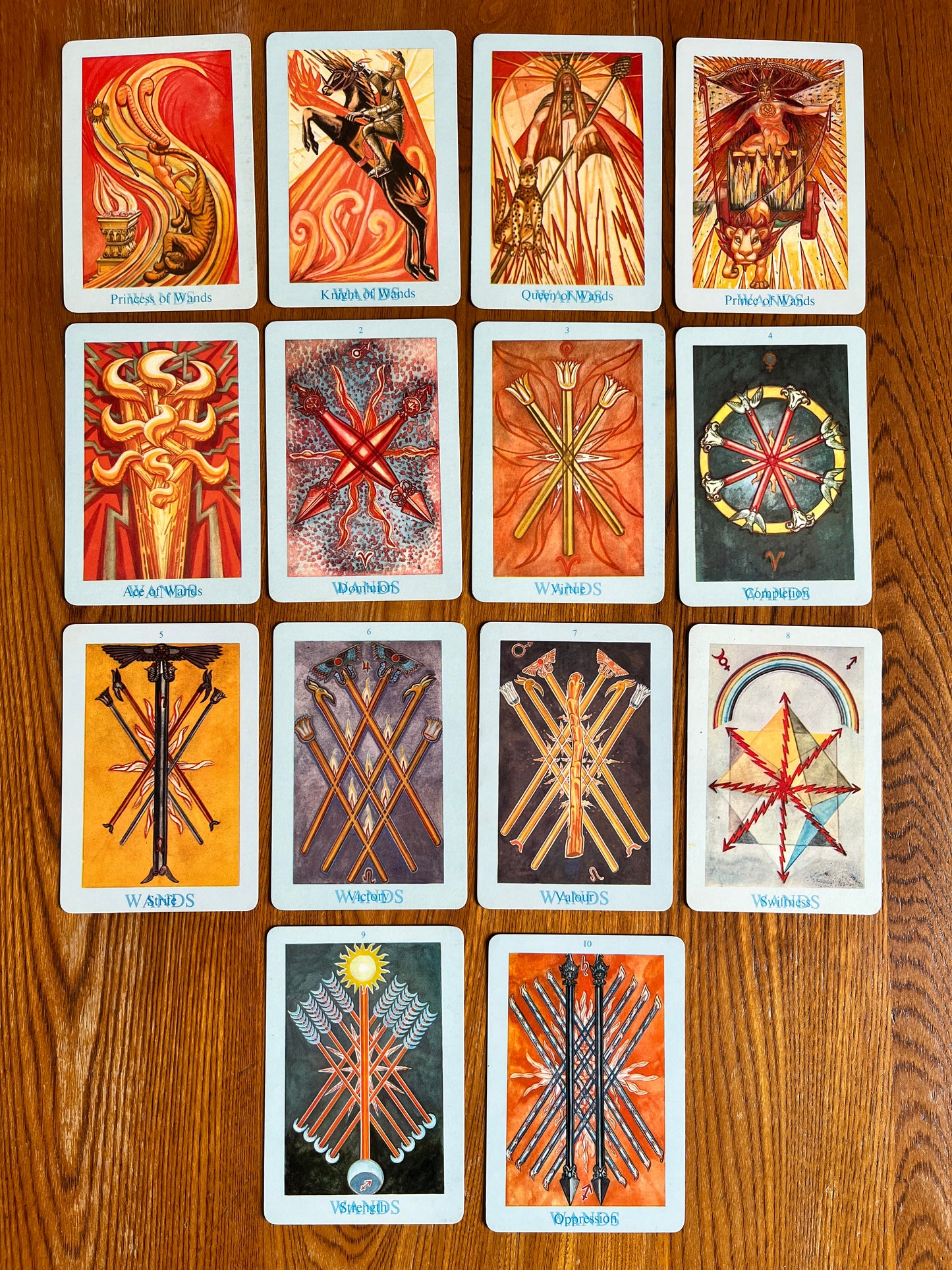 Thoth Tarot Cards - Aleister Crowley & Frieda Harris (First Samuel Weiser Edition 1969 - "Version B")