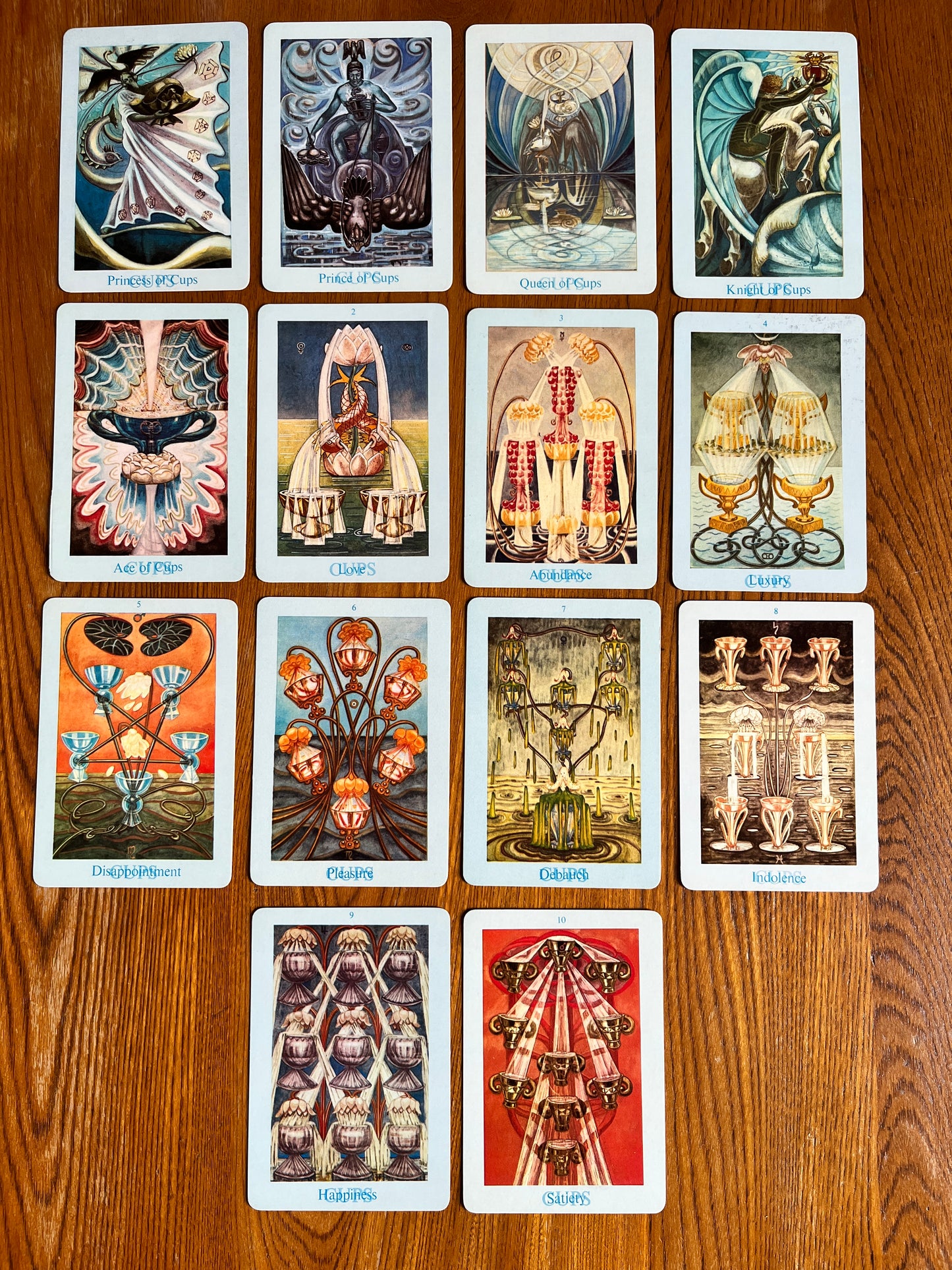 Thoth Tarot Cards - Aleister Crowley & Frieda Harris (First Samuel Weiser Edition 1969 - "Version B")