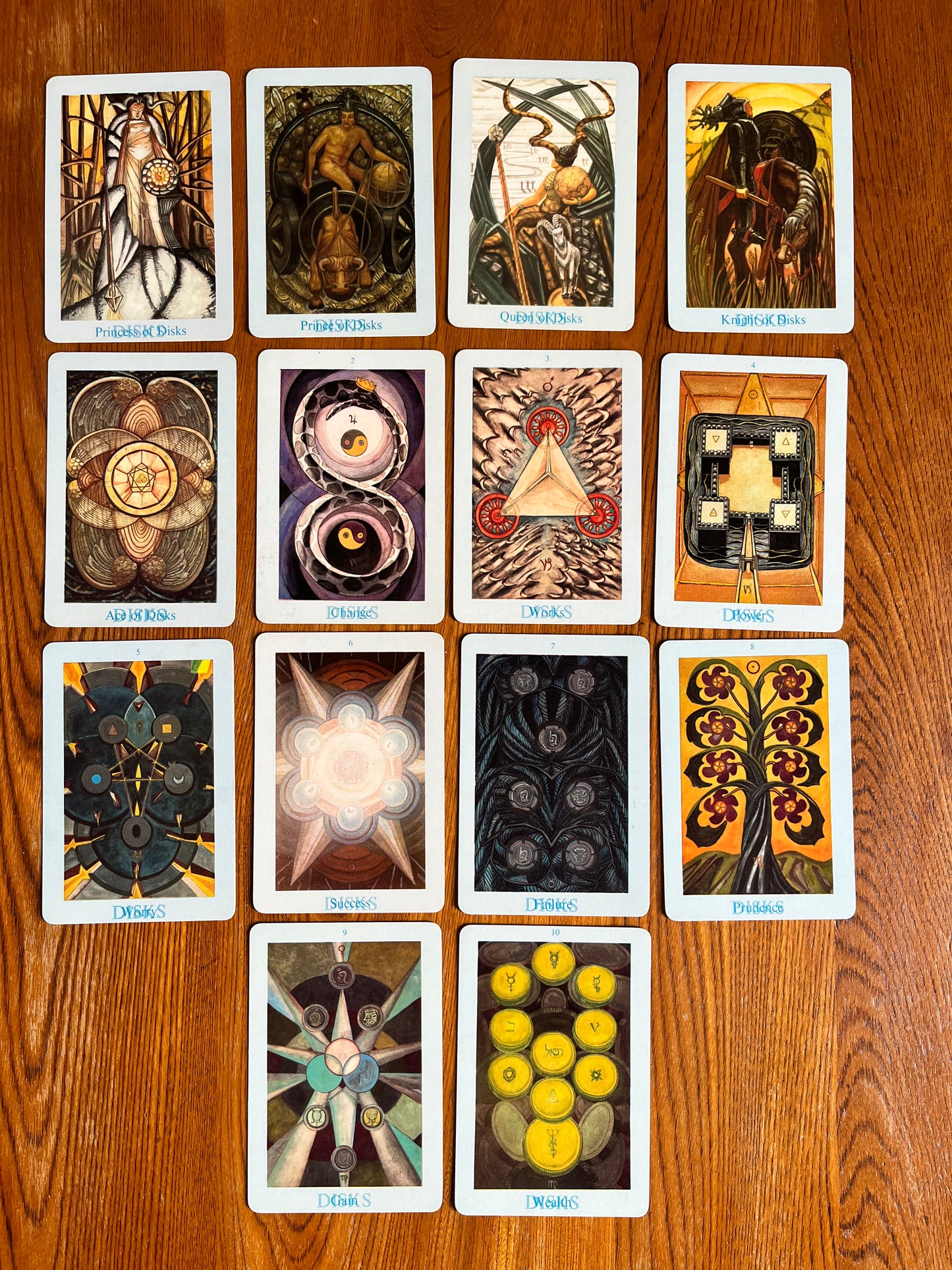 Thoth Tarot Cards - Aleister Crowley & Frieda Harris (First Samuel Weiser Edition 1969 - "Version B")