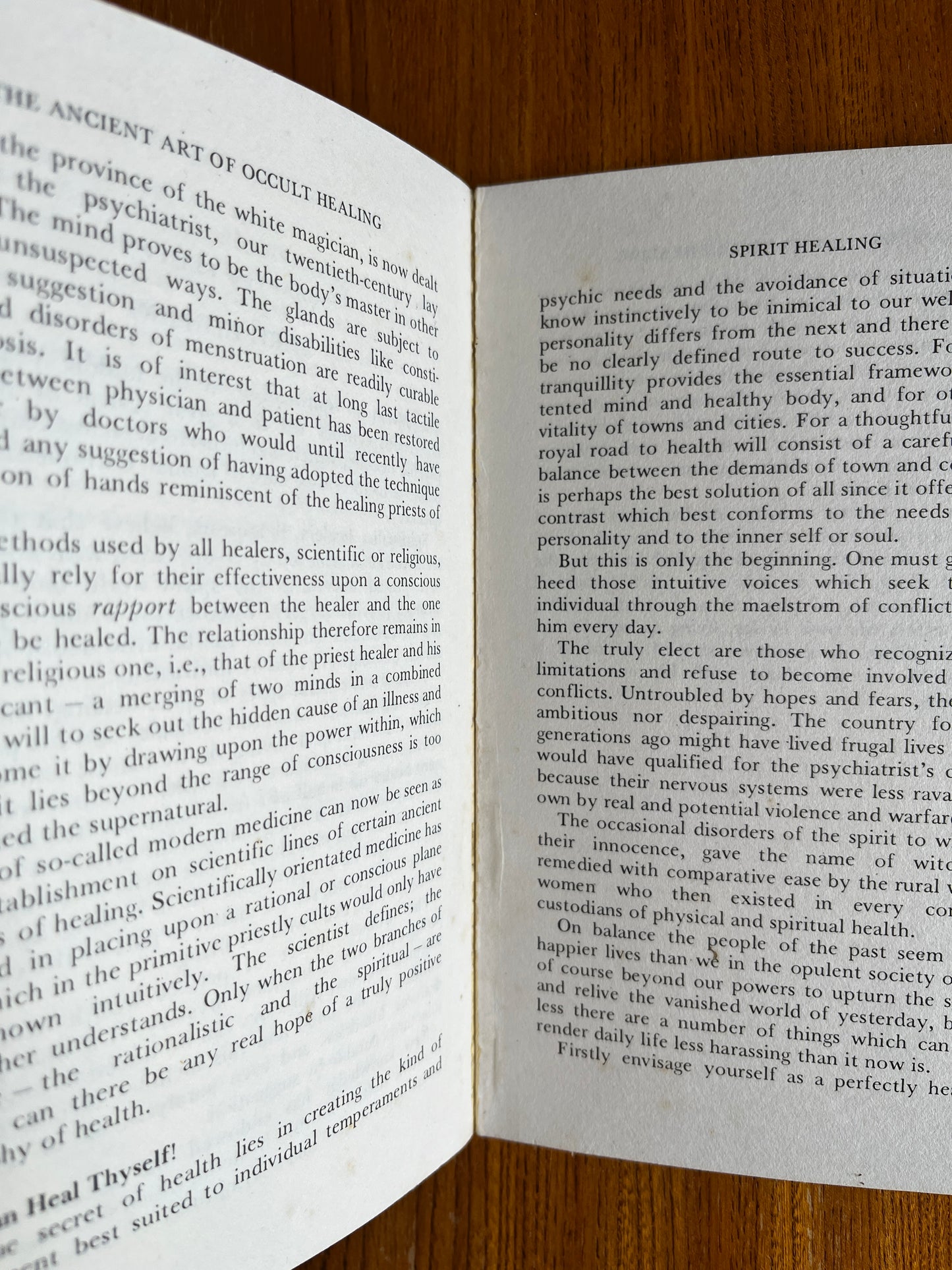 The Ancient Art of Occult Healing - Eric Maple (Path to Inner Power First Edition)