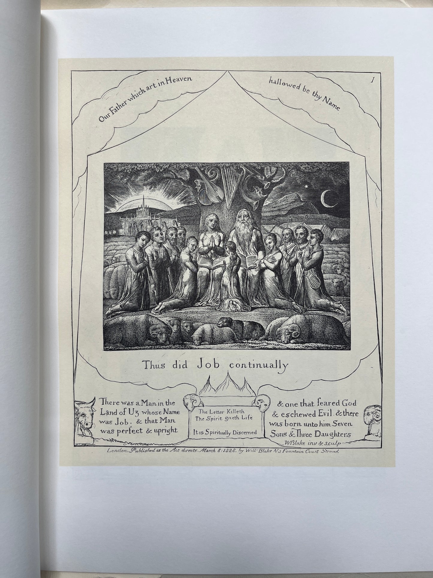 Book of Job - William Blake (First ed. thus, limited edition of 500)