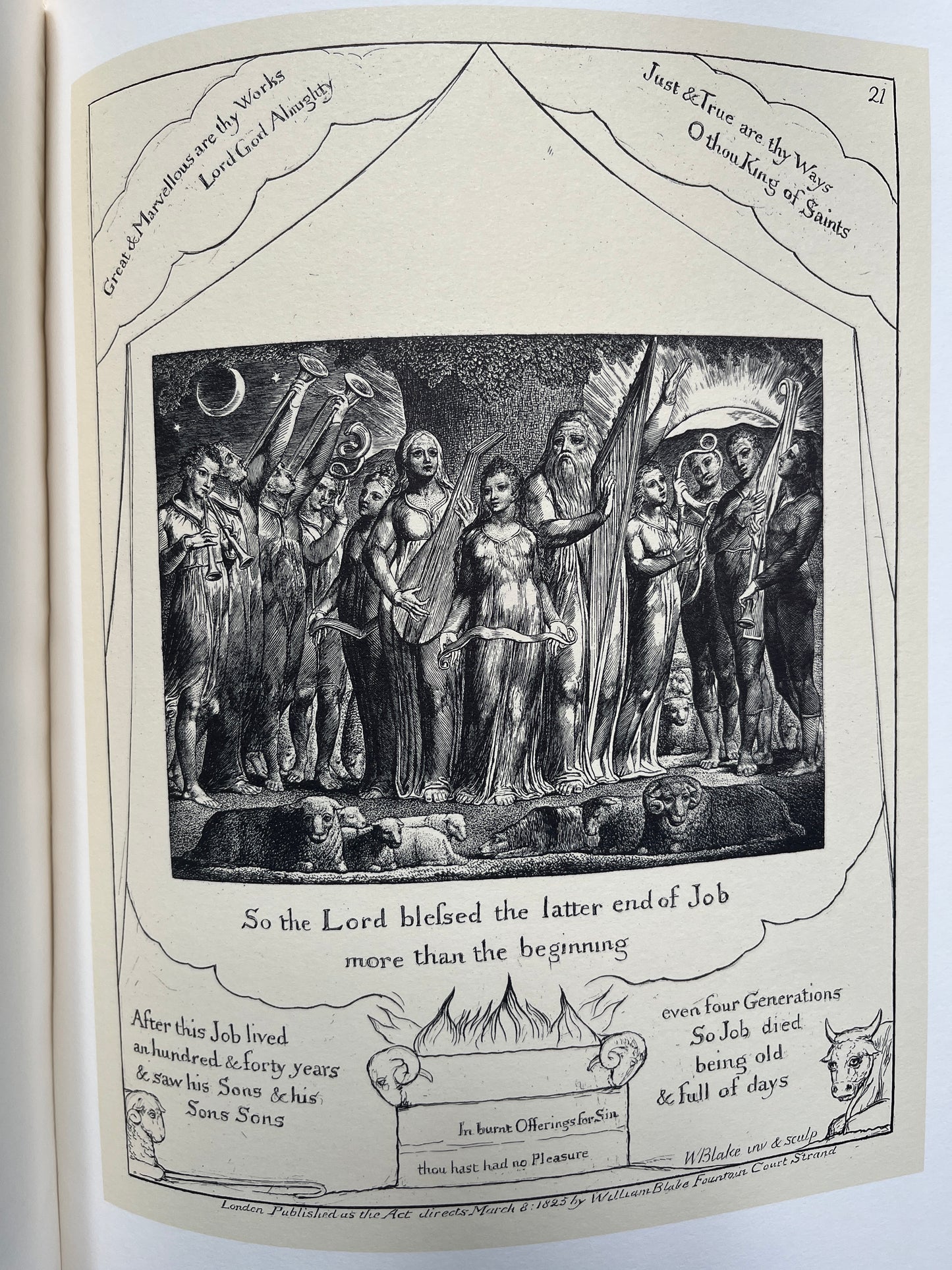 Book of Job - William Blake (First ed. thus, limited edition of 500)