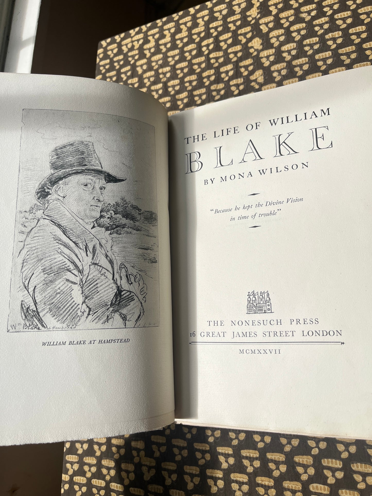 The Life of William Blake - Mona Wilson (First Ed, Limited Ed of 1480, this copy no. 1320)