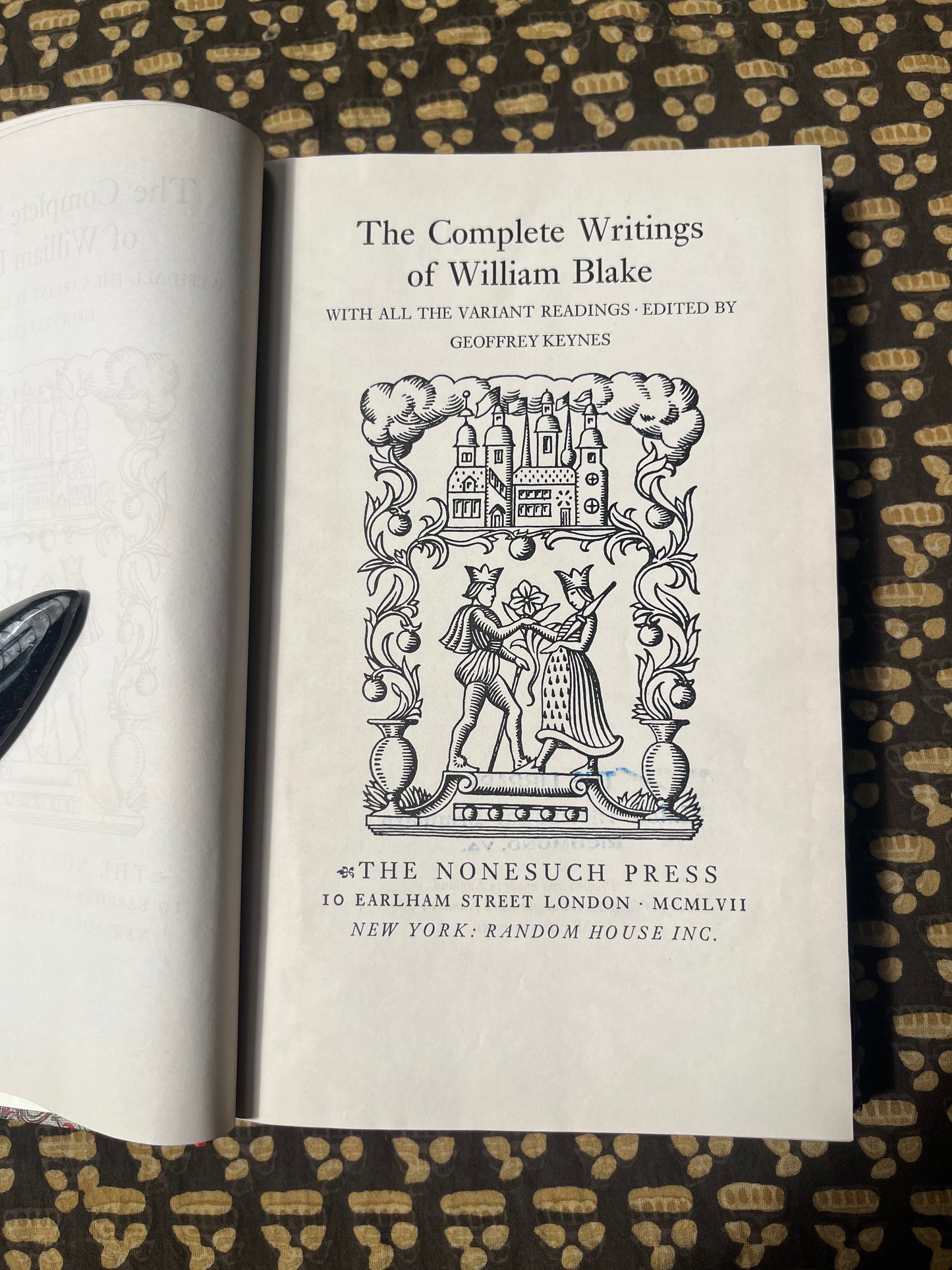 The Complete Writings of William Blake (with Variant Readings) - Nonesuch Press (first edition thus)