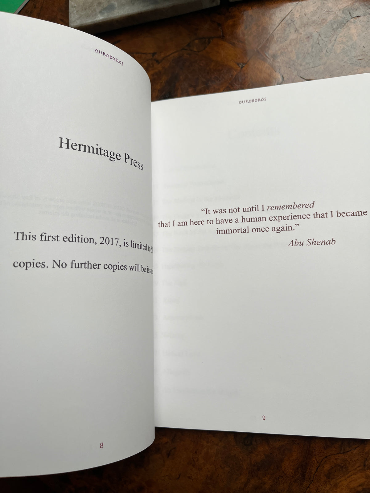 Ouroboros: A Grimoire - Ray Sherwin, Illustrated by Lorraine Sherwin (Limited First Edition)