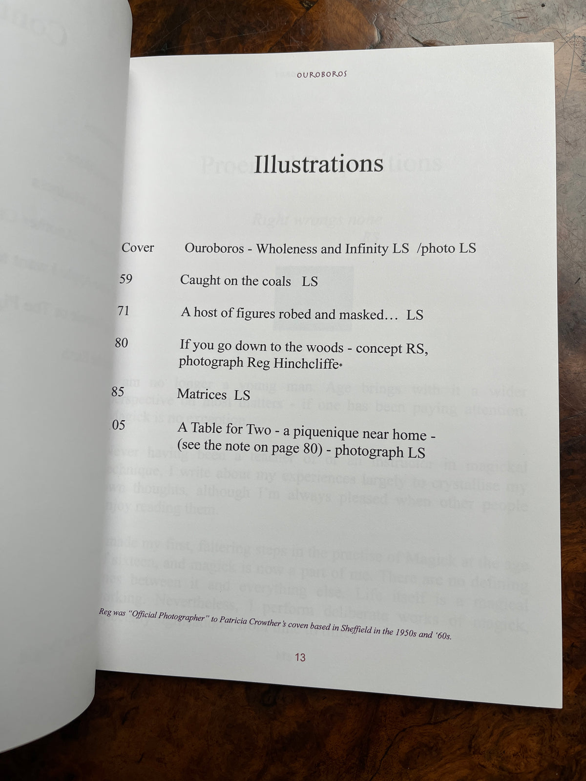 Ouroboros: A Grimoire - Ray Sherwin, Illustrated by Lorraine Sherwin (Limited First Edition)