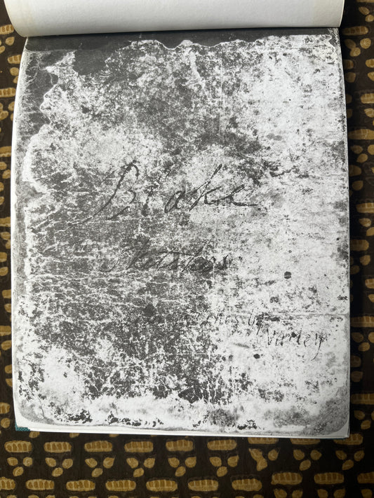 The Blake Varley Sketchbook - William Blake (First Ed. thus, slipcase, 1969 Trianon Press fascimile, with letters)
