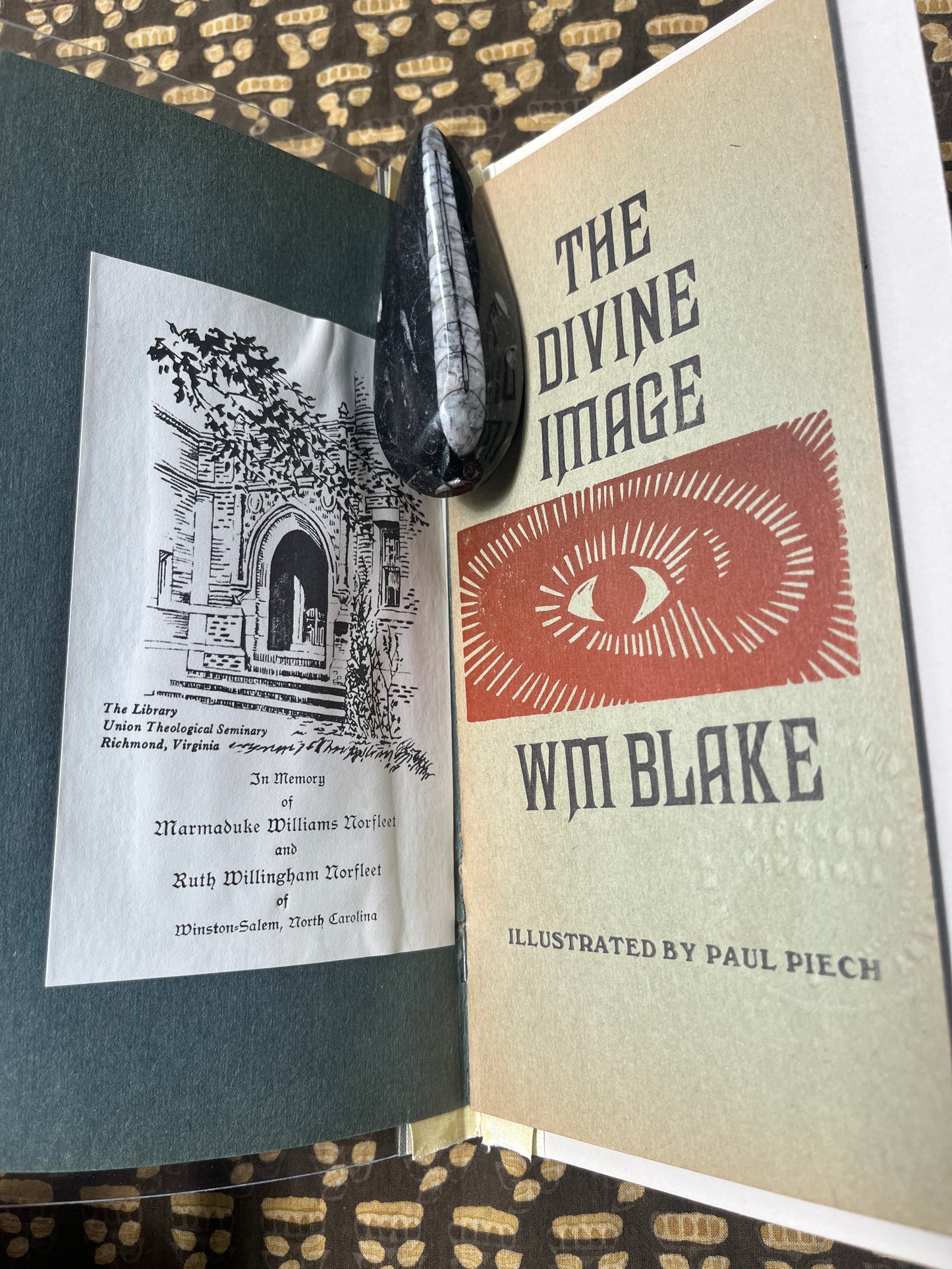 Divine Image - William Blake (illustrated by Paul Peter Piech, first ed thus, limited ed - no. 295 of 300)