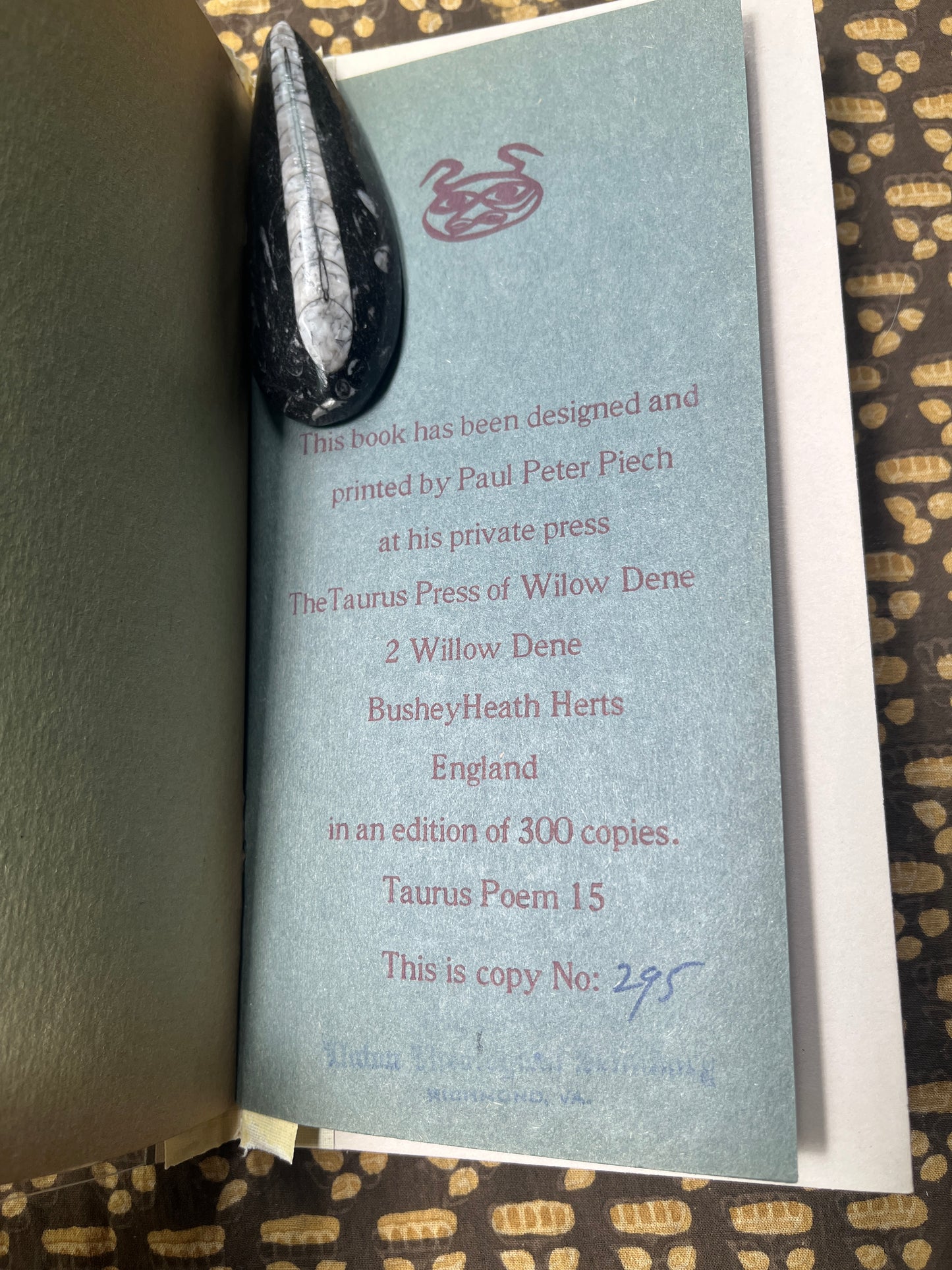 Divine Image - William Blake (illustrated by Paul Peter Piech, first ed thus, limited ed - no. 295 of 300)