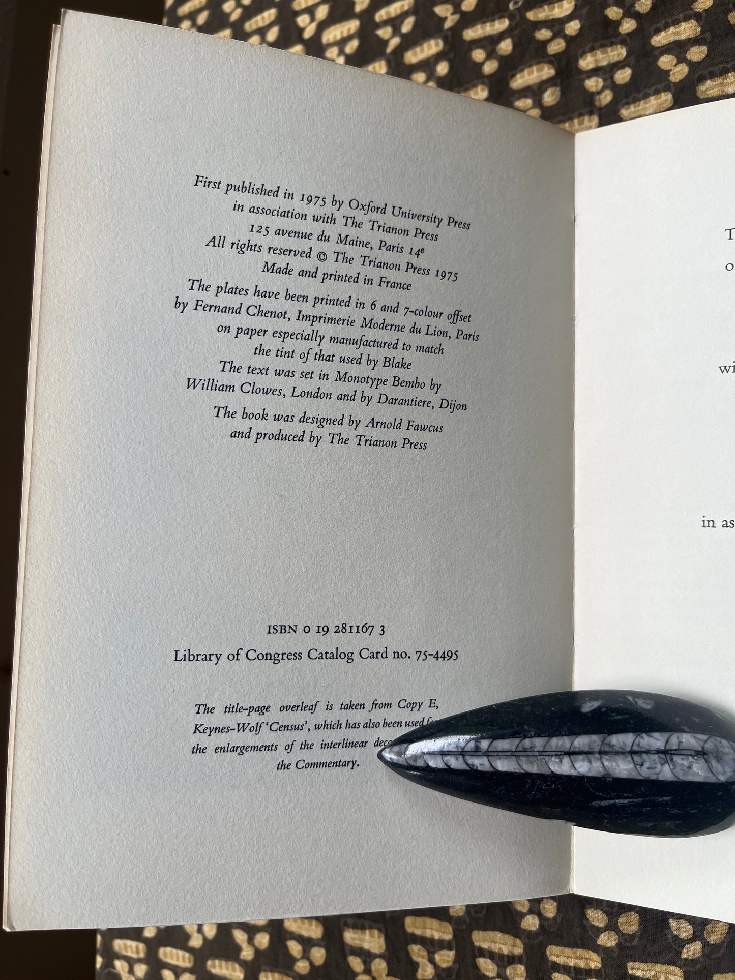 The Marriage of Heaven and Hell – William Blake (Paperback, First Ed. thus, 1975)