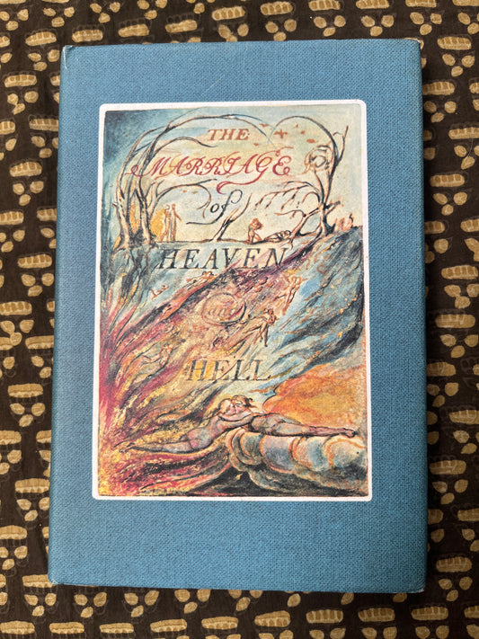 The Marriage of Heaven and Hell – William Blake (Hardback, First Ed. Thus, 1975)