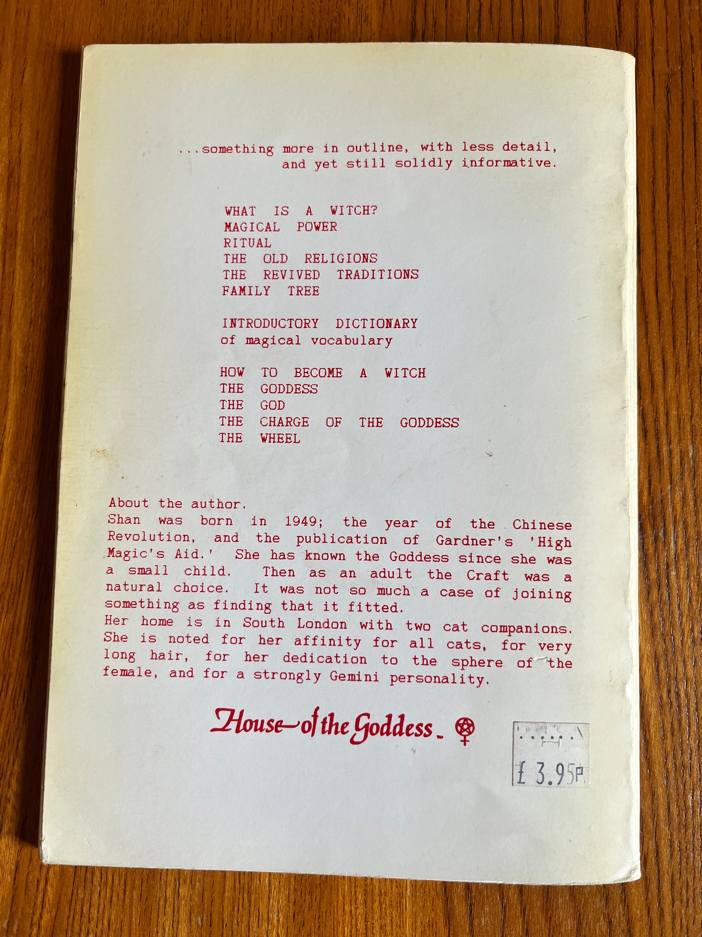Which Craft & Circlework - Shan (RARE First Edition)